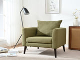 Modern Fabric Accent Chair, Upholstered Armchair for Living Room ,Mid Century Fabric Lounge Chair w/ W1028P188577