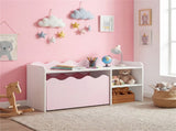 Kids Toy Storage Organizer with Movable Drawer & Anti-Tipping Kit for Playroom Nursery - Pink 70922205