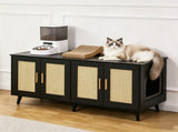 Wooden Cat Box Cabinet 38341841