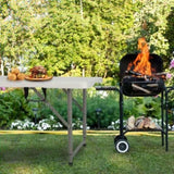4ft Foldable Lift Patio Plastic Table White 23561282