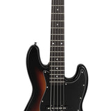 ZUN Gjazz Electric 5 String Bass Guitar Full Size Bag Strap Pick Connector 49632159