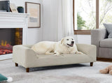 Pet sofa with backrest and armrests, modern rectangular pet sofa suitable for small and medium dogs, 44113590