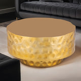 CT-90-25-30 Modern Style Coffee Table made with Metal in Gold B009P321116
