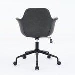 ZUN Mid-Century Modern Office Chair,Rolling Swivel Height Adjustable Ergonomic Chair with W1143P173516