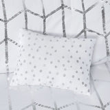 Full/Queen Metallic Printed Comforter Set B03595921
