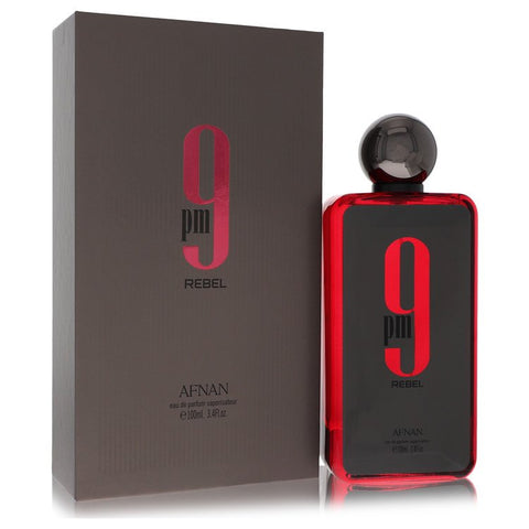 Afnan 9pm Rebel by Afnan Eau De Parfum Spray 3.4 oz for Men FX-567097