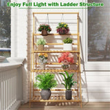 2-in-1 Plant Stand 3 Tier Bamboo Hanging Plant Stand 39669885