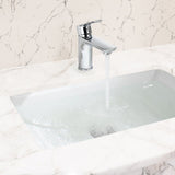 Chrome Single Handle Lavatory Basin Sink Faucet W1217P290217