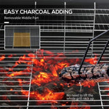 Barrel charcoal grill/grill with wheels 31535174