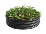 32.08"*11.4" Tall Round Raised Garedn Bed,Metal Raised Beds for Vegetables, Outdoor Garden Raised 19669079