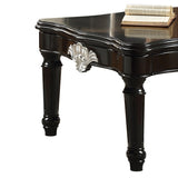 Black Coffee Table with Turned Legs B062P209075