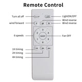 ZUN 42 inch Retractable Ceiling Fans Lights Remote Control,Fandelier Flush Mount Modern Ceiling Fan W2352P154686