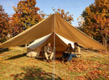Outdoor Sun Canopy Shelter 4x3m Front Awning for/with Camping Bell Tent 85935254