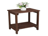 Rectangular Wood Side Table Light Brown 17586592