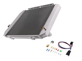 3 Row Radiator Fan Shroud Relay Kit fit for Chevy 150 210 Bel Air V8 1955-1957 5057 32044409
