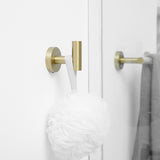 5-Pieces Brushed Nickel Gold Bathroom Accessories Set, Stainless Steel Bathroom Hardware Set, Bath W1932P156145