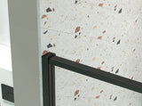 44-48" W x 71" H Piovt Swing Glass Shower Door,Pivot Frame Sliding Shower Door with 1/4" Clear W2122P199024