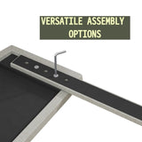 King Size Bed Frame Upholstered Platform Bed with Adjustable Headboard,Linen Fabric Padded,Modern W1716P280530