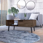 ZUN Hamburg Coffee Table, One Open Shelf, One Drawer B128P148712