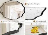 24"x32" LED Bathroom Mirror Wall Mounted Anti-Fog Vanity Mirror with Adjustable Lights, White 01836150
