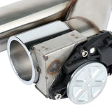 Fit For 3.7L 2Pcs 2.5" Electric Exhaust Downpipe E-Cut Out Valve 1997 Acura CL 2005-2007 Audi BMW 46326222