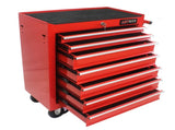 7 DRAWERS MULTIFUNCTIONAL TOOL CART WITH WHEELS-RED W1102107324