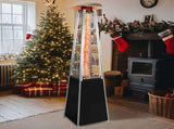 Patio Heater 48,000 BTU Heaters for Patio Propane with Detachable Wheels, Protective Cover, 74289514