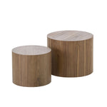 ZUN MDF with ash/oak/walnut veneer sidetable/coffee table/end table/ottoman W87639977