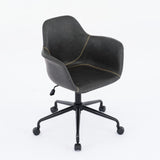 ZUN Mid-Century Modern Office Chair,Rolling Swivel Height Adjustable Ergonomic Chair with W1143P173516