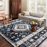 Area Rug 8x10 Vintage Bohemia Large Persian Non-slip Washable Rug For Room Kitchen Bedroom W2907P265133