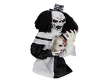 1.8ft Halloween Decoration Scary Clown, Sound-Actived Party Decor with Creepy Sound , Scary Haunted 23740045