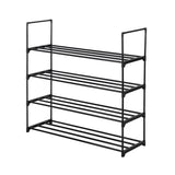 ZUN 4 Tiers Shoe Rack Shoe Tower Shelf Storage Organizer For Bedroom, Entryway, Hallway, and Closet 80345388