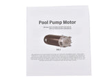 UST1102 Pool Pump Motor 1HP 115V/230V 3450 RPM Replacement for Hayward Super Pump, Max-Flo, Super II 15393474