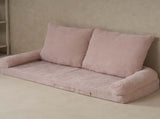 Convertible Fold-Out Single Sofa Bed,Pink,the Right Part of the Complete Product. W244P289259