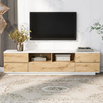 ZUN Modern TV stand for TVs up to 80'' , Media Console with Multi-Functional Storage, Entertainment WF313575AAP