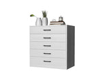 White particleboard with non-woven fabric and melamine laminate, 70*40*93.3cm, single row, layers, 37450552