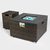 Rattan Propane Tank Cover Gas Bottle Cover Outdoor Wicker Gas Cylinder Cover W85335467