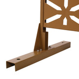 Outdoor & Indoor Privacy Metal Privacy 76" H48" W, Freestanding Decorative Privacy W465P193267