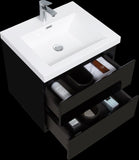 24" Floating Bathroom Vanity with Sink, Modern Wall-Mounted Bathroom Storage Vanity Cabinet with W1573P152691