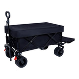 Foldable Wagon with Extended Tailgate, Waterproof Dustproof UV Resistant Wagon Rain Covers, Heavy W321P269240