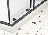 Sliding shower door, with 1/4" tempered glass, 34.625 in. x 72 in. Frame Neo-Angle Pivot Shower W2122P225441