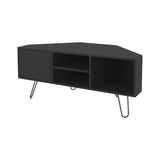 Fredonia Tv Stand 65" with a Door and Open Storage, Wengue B128P314796