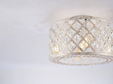 19.6'' Flush Mount Ceiling with Light Kit, Crystal Ceilings with Remote Control,Chandelier W3596P462038