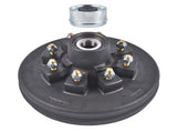 12" x 2" Trailer Brake Hub Drum Kit 8 on 6.5" BC Cupped for 7000 lbs Axle 8-Lug 008-219-04 22004K 81834378