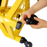 Pneumatic 360 Degree Swivel Mechanics Rolling Creeper Seat, Heavy Duty Rolling Mechanics W46590153