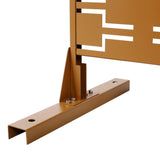 Outdoor & Indoor Privacy Metal Privacy 76" H48" W, Freestanding Decorative Privacy W465P193244