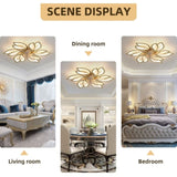 25.5In Ceiling Fan Titanium Gold with Light, Remote Control 3-Colour Temperature, 6-Speed Fanlight W1962P290691