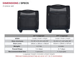 (2024) Two-piece suitcase suitcase set Oxford trolley case without password lock universal wheel 82210682
