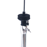 Professional Pedal Control Style Drum High Hat Cymbal Stand with Pedal Silver & Black 85653846