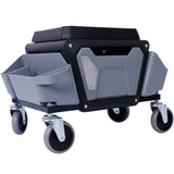 Heavy Duty Mechanic Stool 330lbs Load Capability, Garage Stool Wheels, Rolling Creeper 88533942